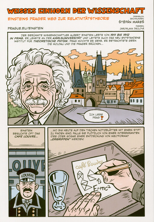 Weisses Einhorn der Wissenschaft : Einsteins Prager Weg zur Relativitätstheorie