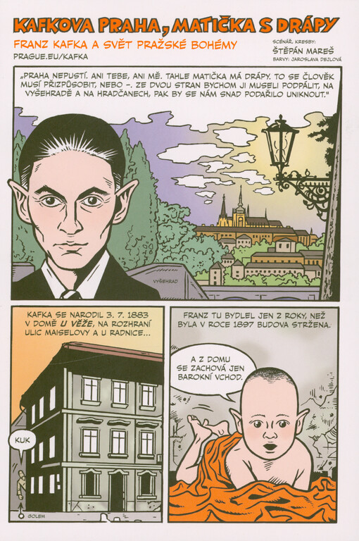 Kafkova Praha, matička s drápy : Franz Kafka a svět pražské bohémy