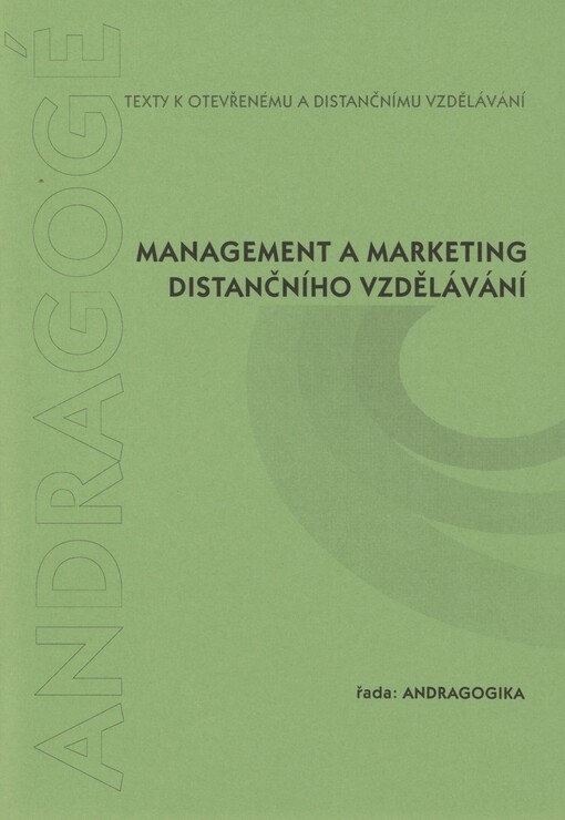 Management a marketing distančního vzdělávání
