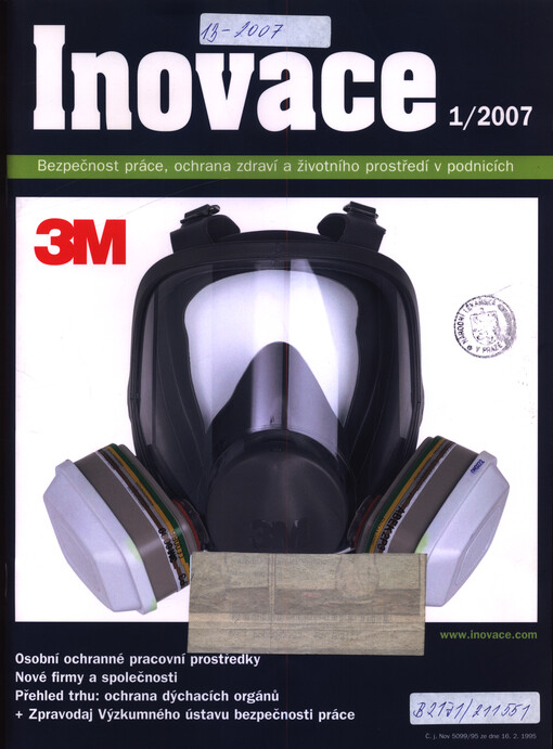 Inovace : bezpečnost práce, ochrana zdraví a životního prostředí