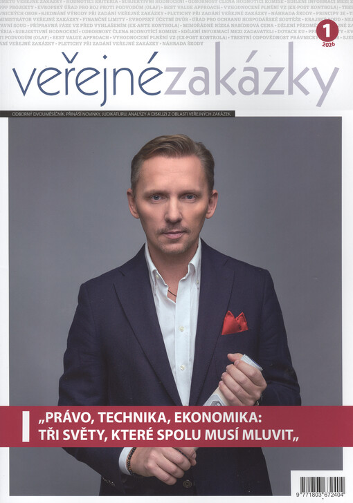 Veřejné zakázky : nový dvouměsíčník o veřejných zakázkách