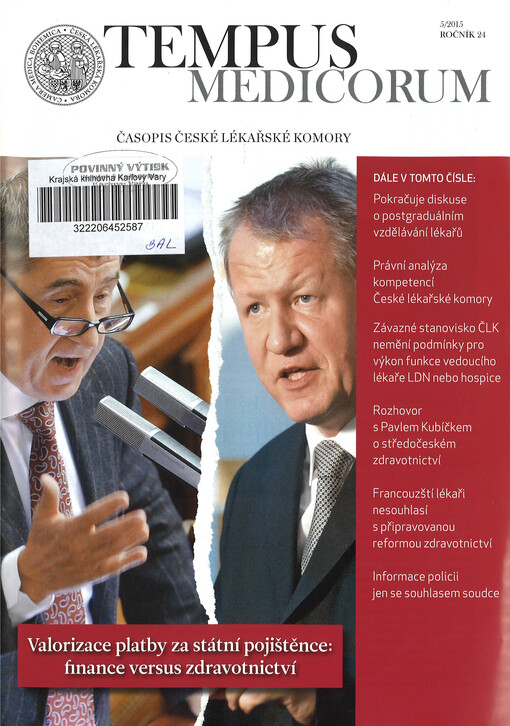 Tempus medicorum : časopis České lékařské komory