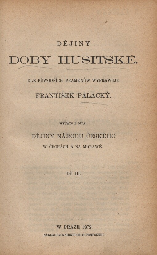 Dějiny doby husitské