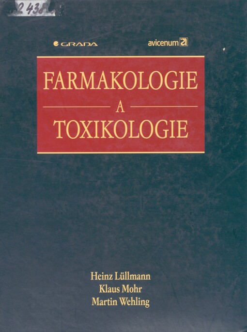 Farmakologie a toxikologie
