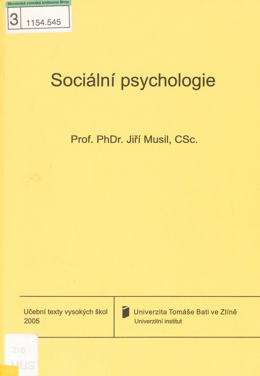 Sociální psychologie