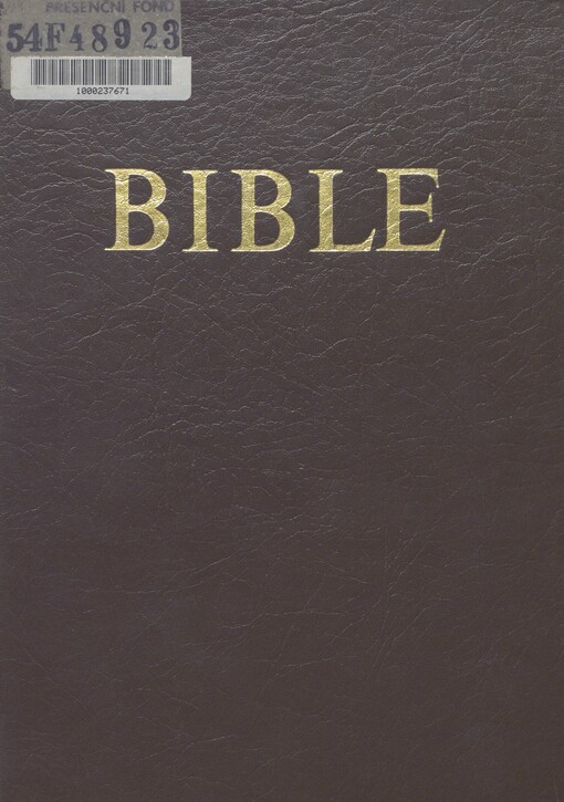 Bible: Písmo svaté Starého a Nového zákona : český ekumenický překlad