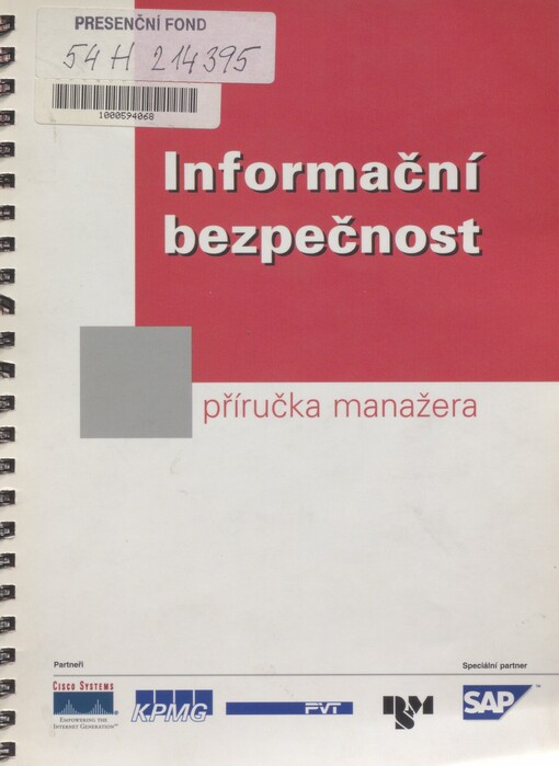 Informační bezpečnost: příručka manažera