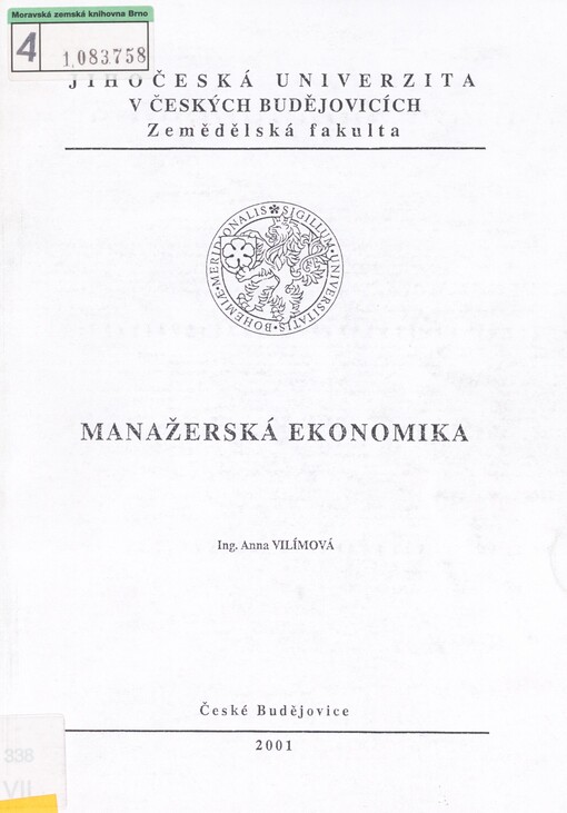 Manažerská ekonomika
