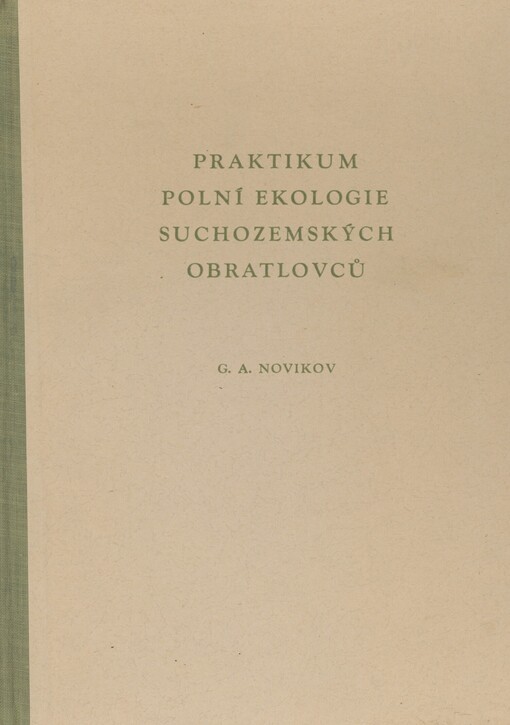 Praktikum polní ekologie suchozemských obratlovců