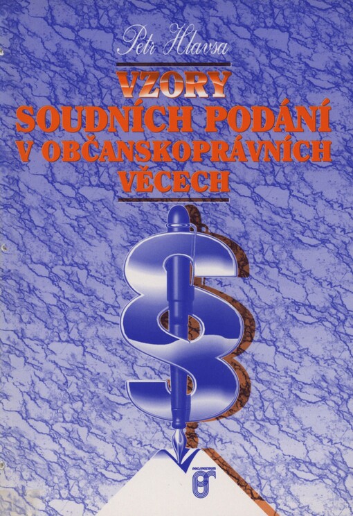 Vzory soudních podání v občanskoprávních věcech