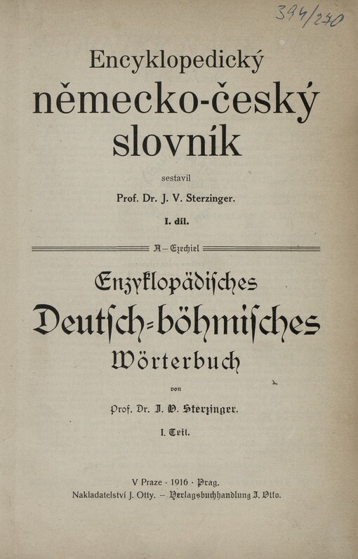 Encyklopedický německo-český slovník