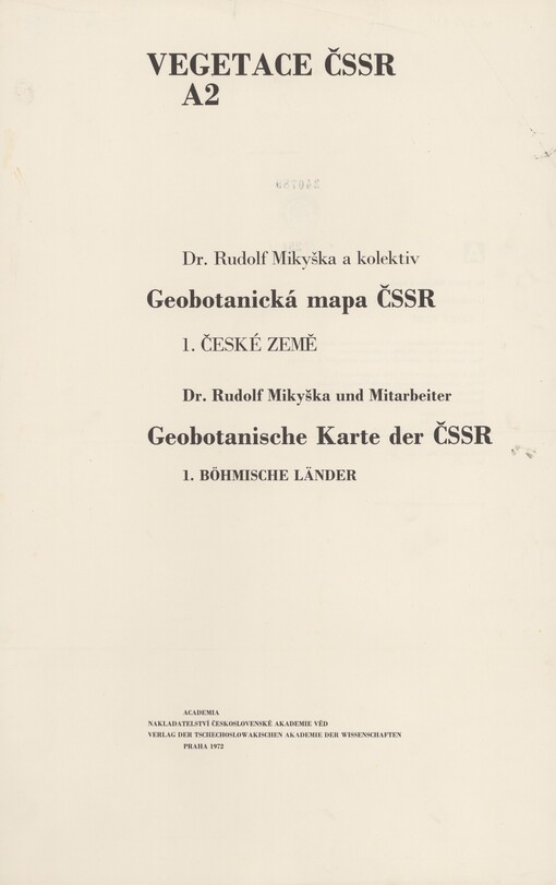 Geobotanická mapa ČSSR