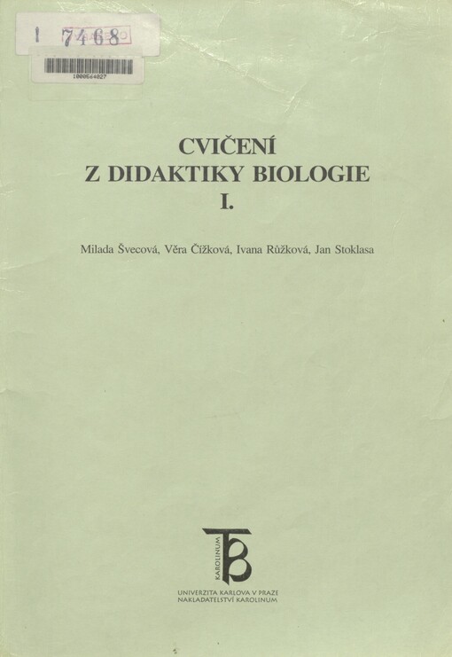 Cvičení z didaktiky biologie I