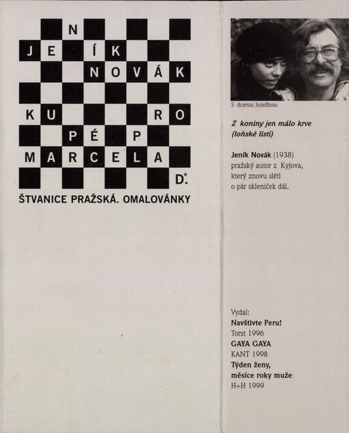 Kupé pro Marcela D: Štvanice pražská - omalovánky