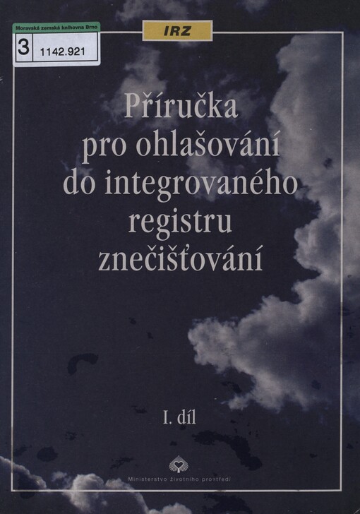 Příručka pro ohlašování do integrovaného registru znečišťování