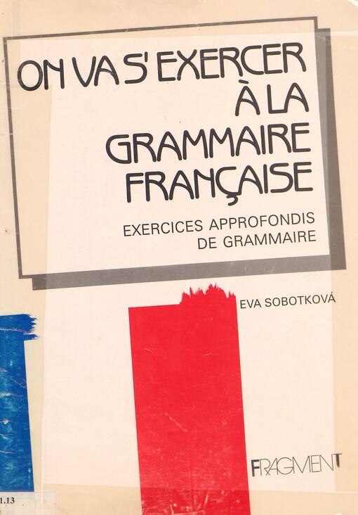 On va s'exercer à la grammaire française