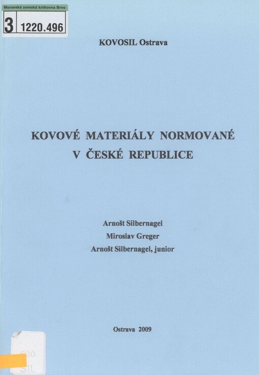 Kovové materiály normované v České republice