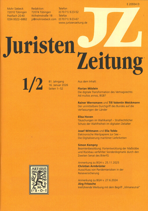 Juristen Zeitung