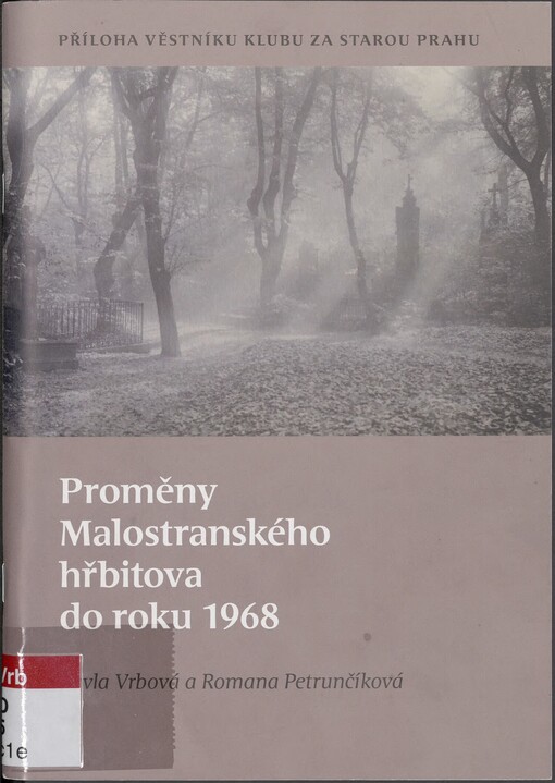 Proměny Malostranského hřbitova do roku 1968