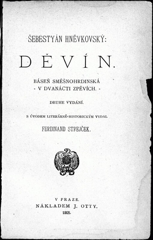 Děvín: báseň směšnohrdinská : v dvanácti zpěvích