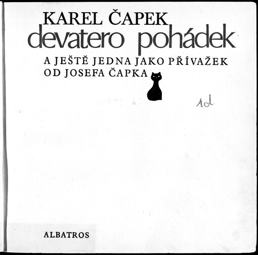 Devatero pohádek a ještě jedna jako přívažek od Josefa Čapka
