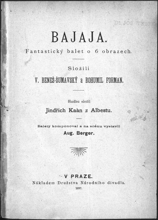 Bajaja: fantastický balet o 6 obrazech
