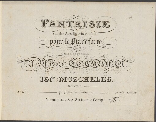 Fantaisie sur des airs favoris ecossais: pour le pianoforte ; oeuvre 57