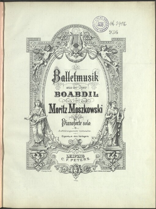 Ballettmusik aus der Oper Boabdil: Pianoforte solo