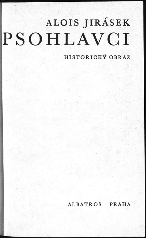 Psohlavci: historický obraz : četba pro žáky základních škol