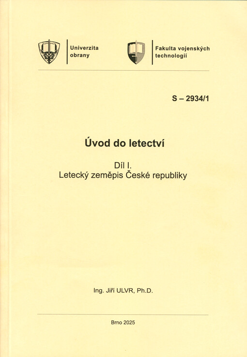 Úvod do letectví. Díl I., Letecký zeměpis České republiky