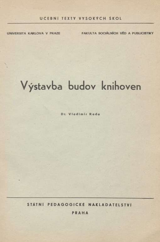 Výstavba budov knihoven