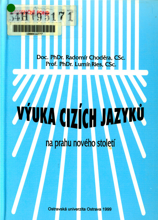 Rok: 1999 / Číslo: I.