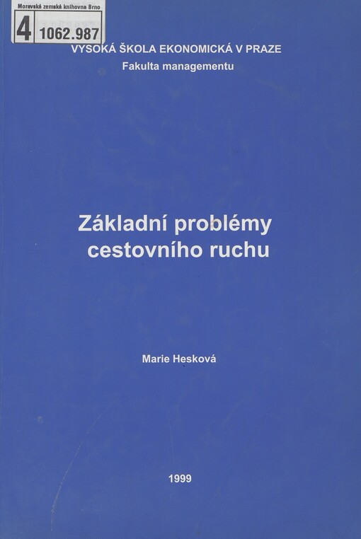 Základní problémy cestovního ruchu