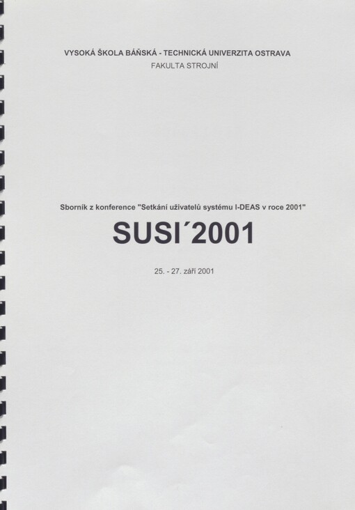 SUSI '2001: sborník z konference 