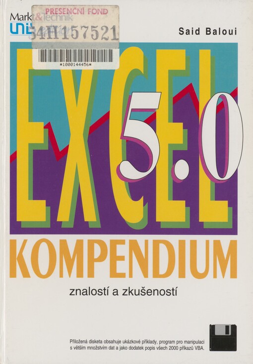 Excel 5.0: kompendium znalostí a zkušeností