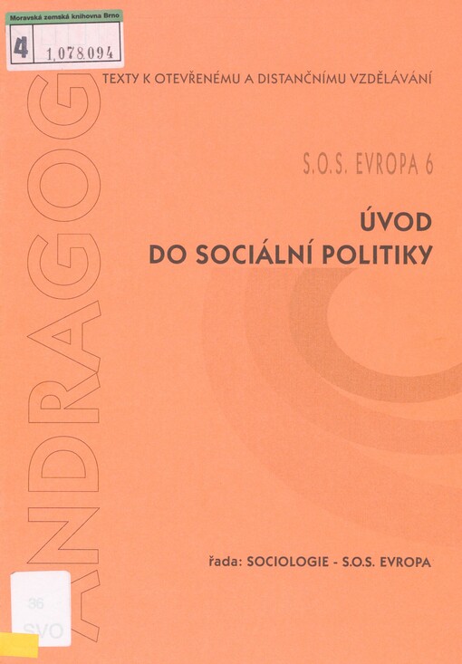 Úvod do sociální politiky