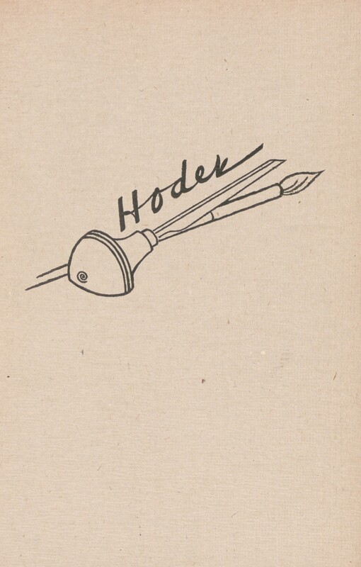 Josef Hodek, malíř a grafik