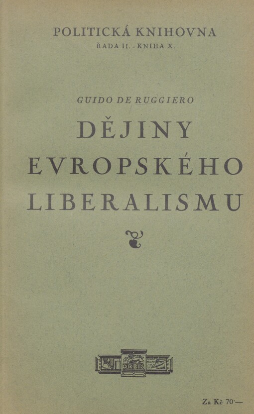 Dějiny evropského liberalismu