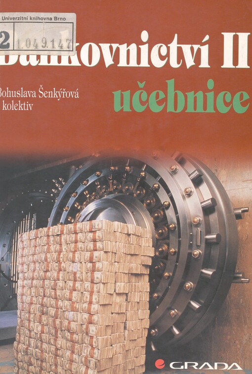 Bankovnictví II: učebnice