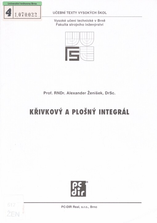 Křivkový a plošný integrál