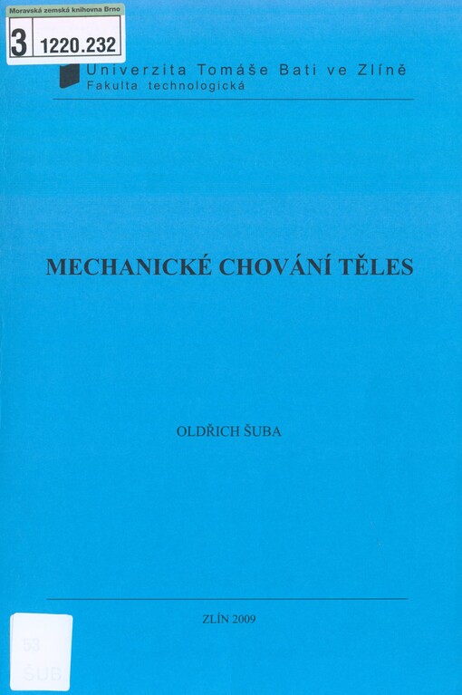 Mechanické chování těles