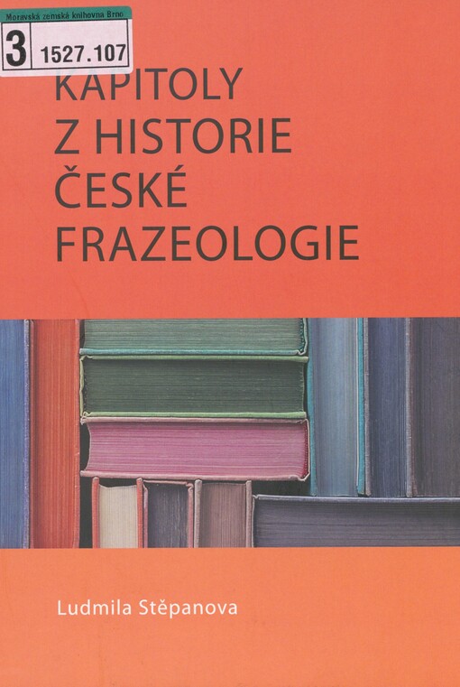Kapitoly z historie české frazeologie