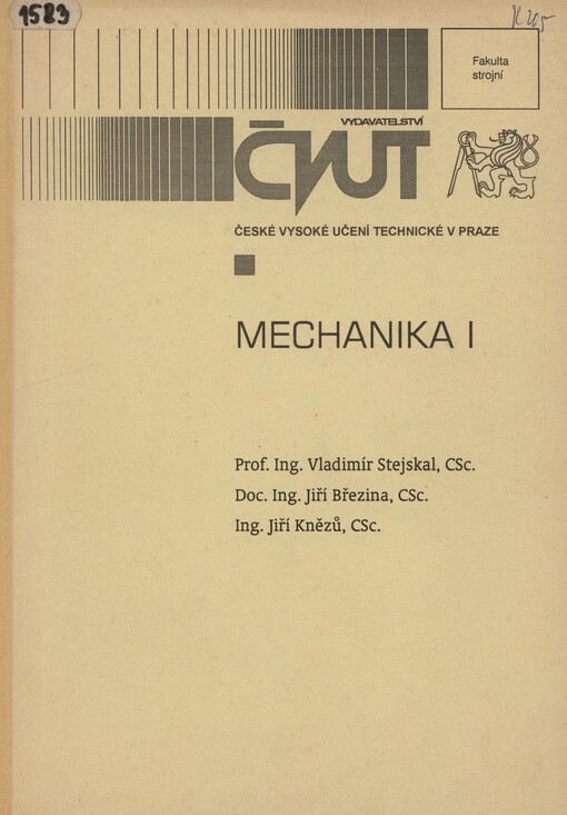 Mechanika I