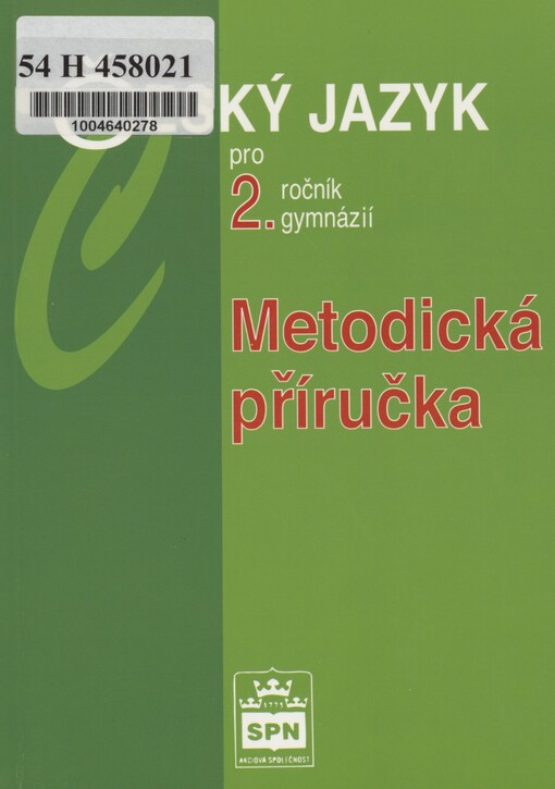 Český jazyk pro 2. ročník gymnázií