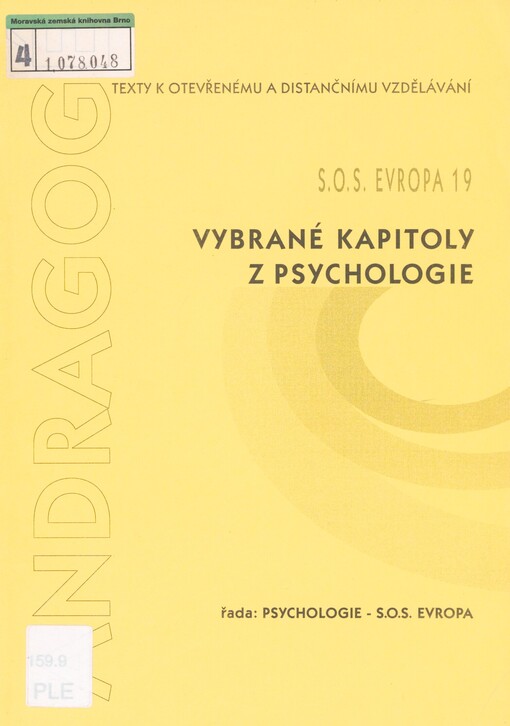 Vybrané kapitoly z psychologie