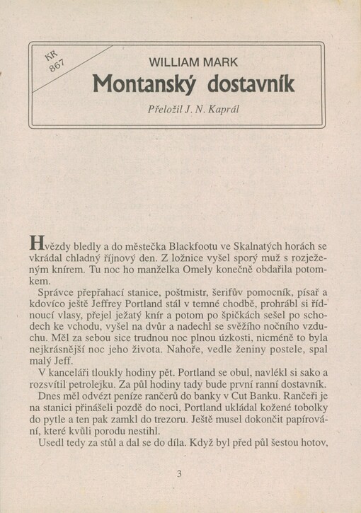 Montanský dostavník