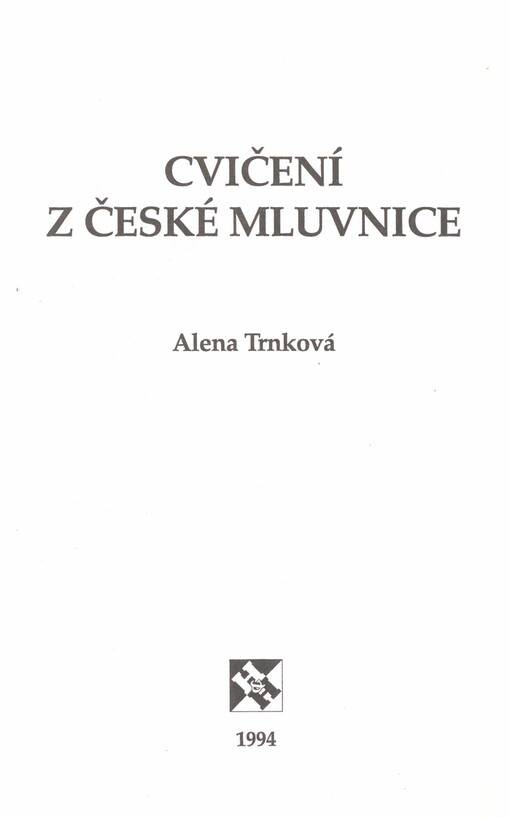 Cvičení z české mluvnice