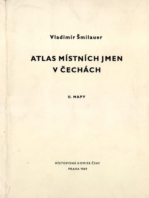 Atlas místních jmen v Čechách