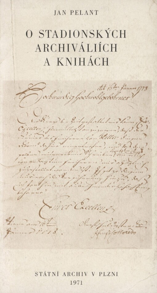 O stadionských archiváliích a knihách