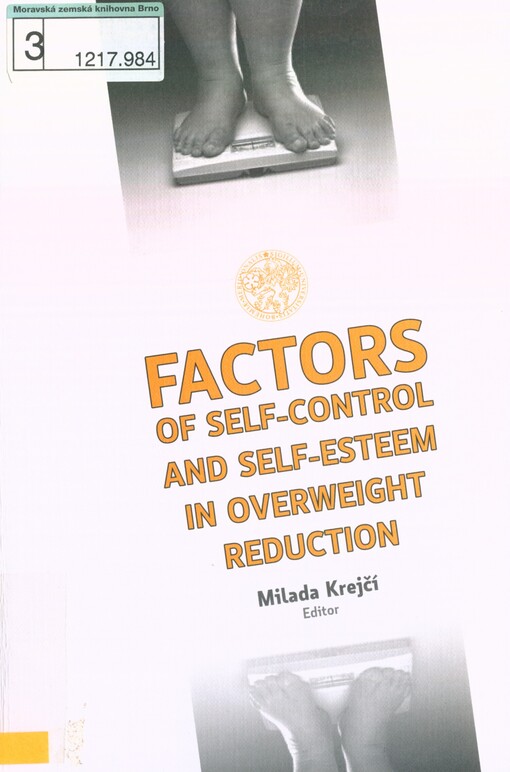 Factors of self-control and self-esteem in overweight reduction